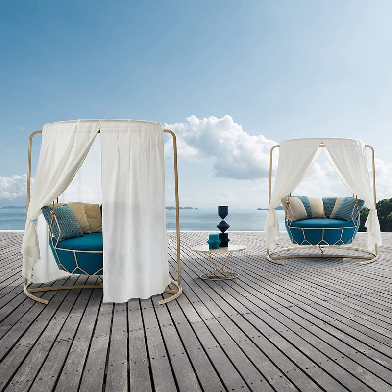 Balcony Hanging Basket Outdoor Nordic Swing Rocking Chair Courtyard Villa Leisure Double Sofa