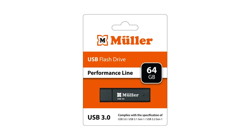 Müller USB-Stick 3.0 / 64GB Performance Line