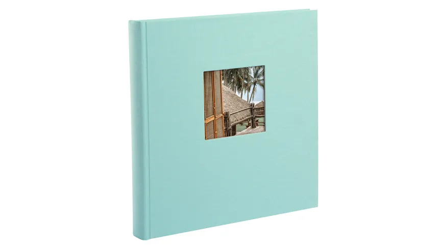 goldbuch Fotoalbum Bella Vista aqua 30x31 cm mit 60 weiße Seiten