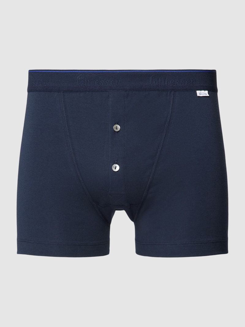 Trunks mit Label-Detail Modell 'REVIVAL' in dunkelblau