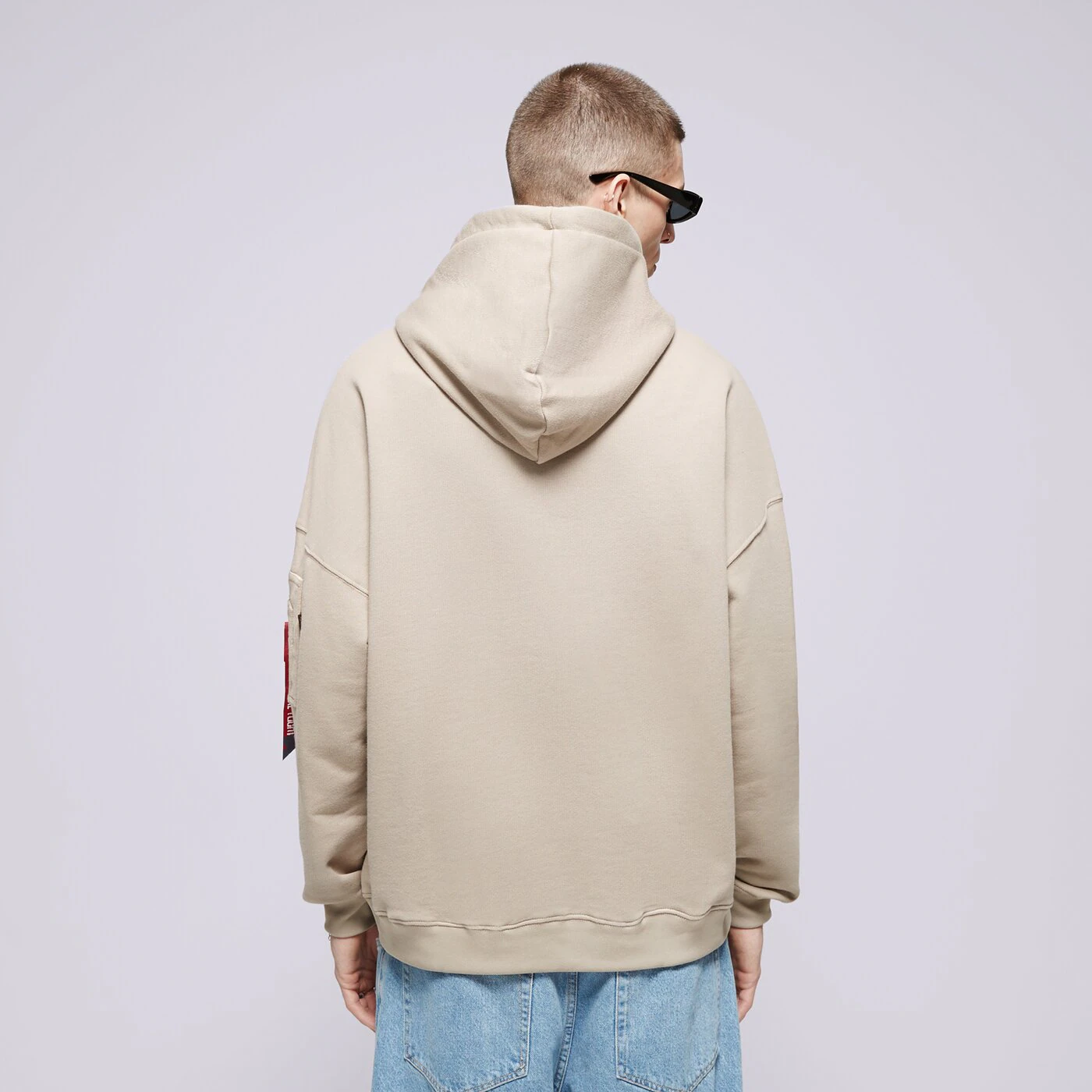 ALPHA INDUSTRIES HOODIE ALPHA ESSENTIALS RL HOODY Beige