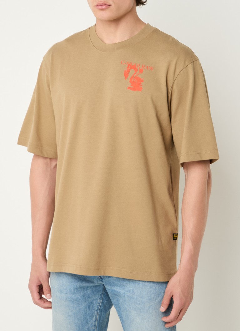 G-Star RAW Industry T-shirt made of organic cotton with logo and back print