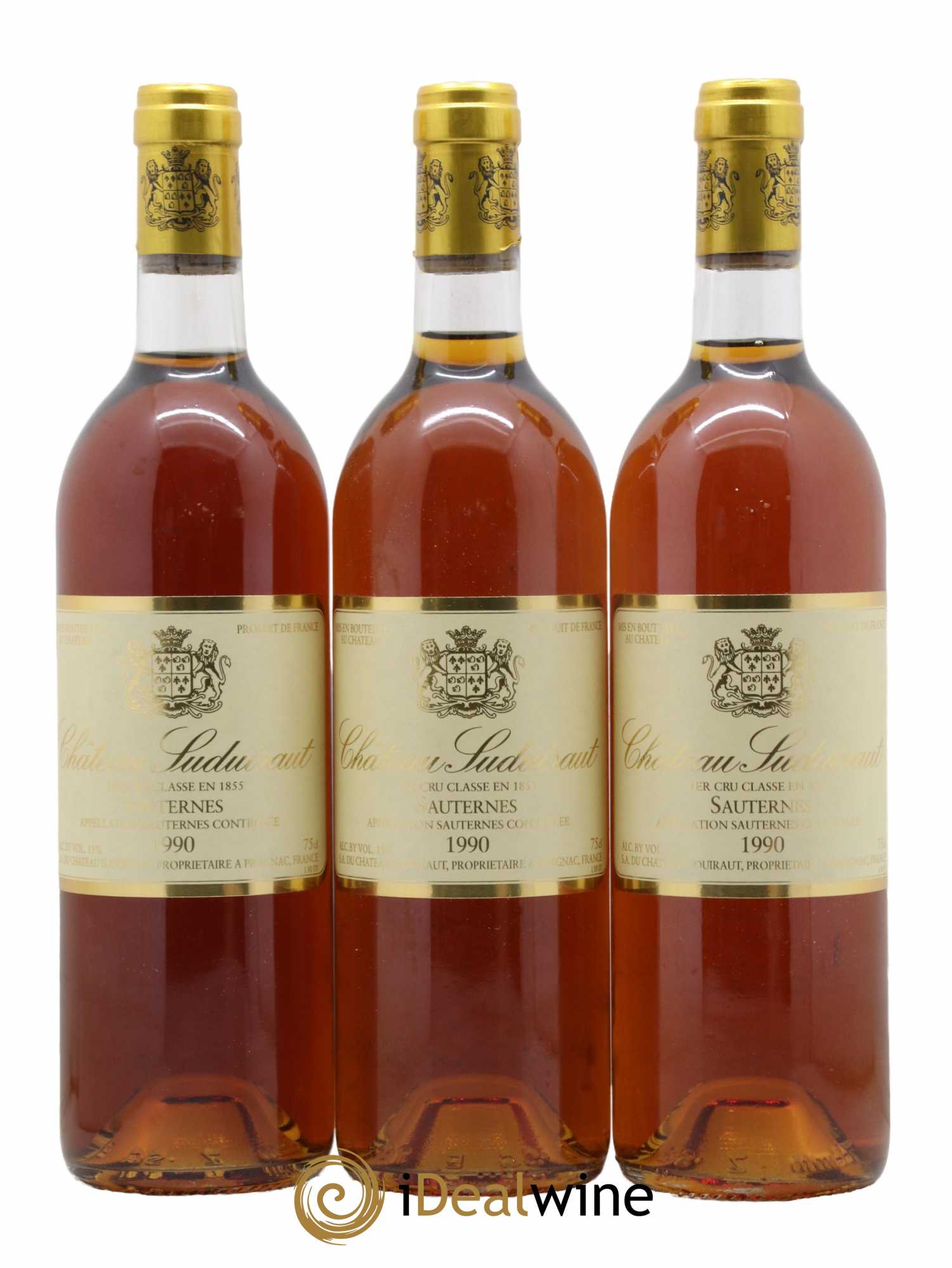 Château Suduiraut 1er Grand Cru Classé  1990 - Lot de 6 Bouteilles