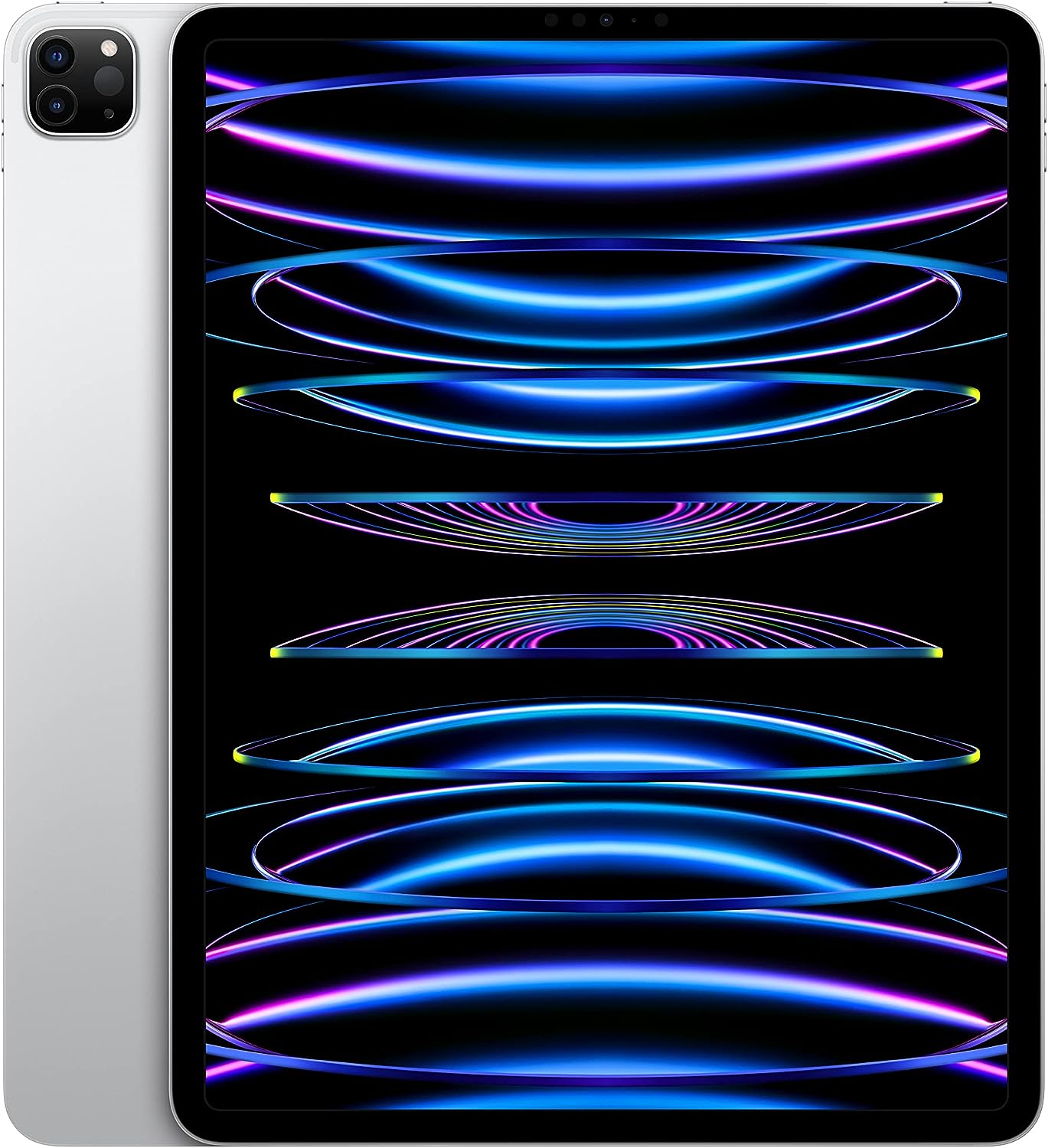 Apple iPad Pro 12.9-inch (6th Generation): with M2 chip, Liquid Retina XDR Display,  Wi-Fi 6E, 12MP front/12MP and 10MP Back Cameras, Face ID, All-Day Battery Life – Space Gray
