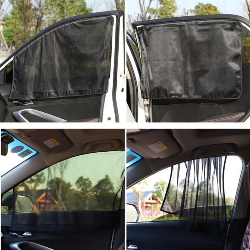 flowgoer Autosonnenschutz 2pcs Mosquito Sunshade Screens for Cars, (1-St)