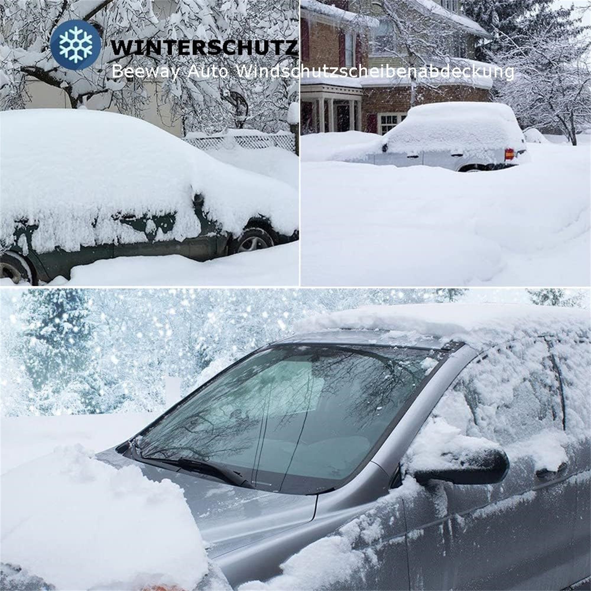 flowgoer Frontscheibenabdeckung Auto-Windschutzscheibenschutz, (1-St)