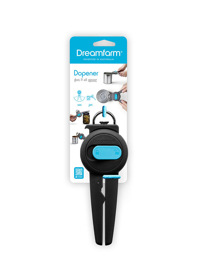 Dreamfarm Dosenöffner ''Dopener'' in Schwarz - (B)6,8 x (H)2 x (T)19,5 cm günstig kaufen onesize