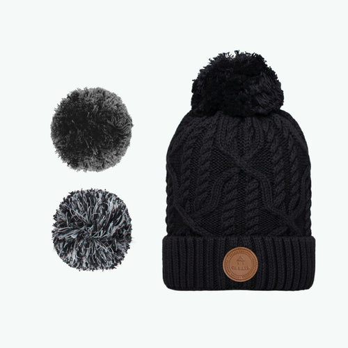 Black Algonquin Beanie