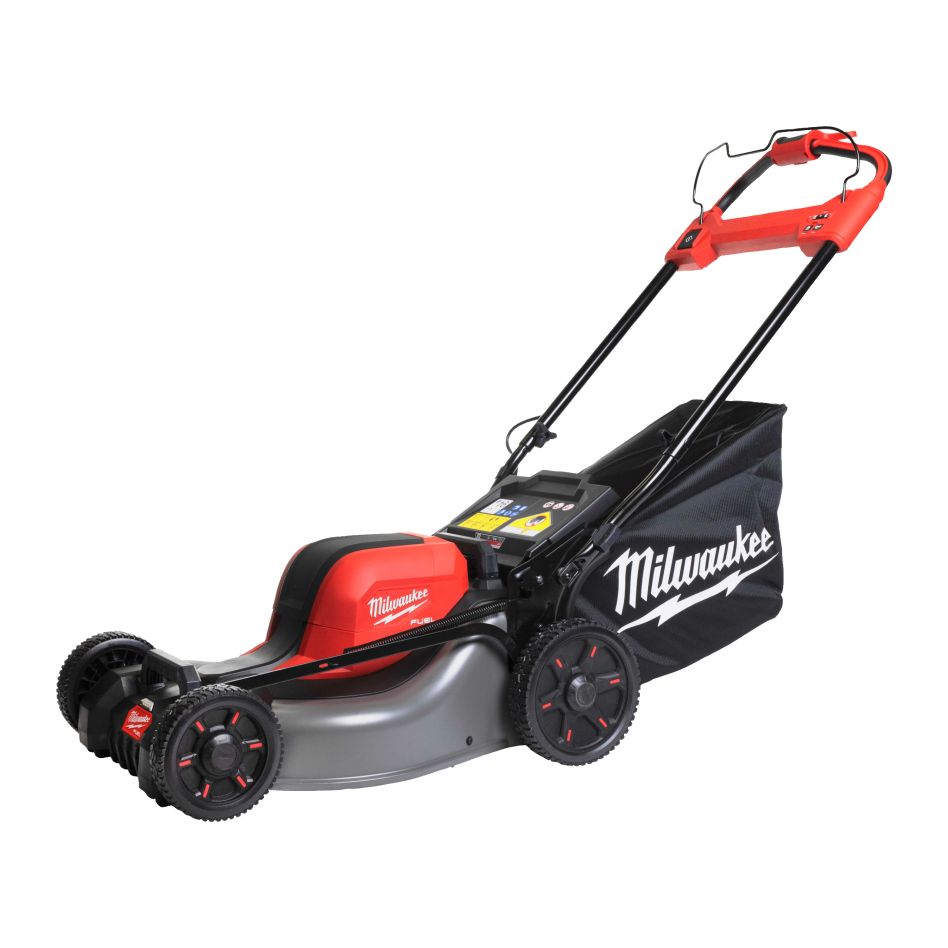 Mașină de tuns iarba cu baterie Milwaukee 4933499215 M18 F2LM46-802 FUEL™ (2X18V) cu asistență la mers și lățime de tăiere de 46 cm 18 V 2x 8 Ah