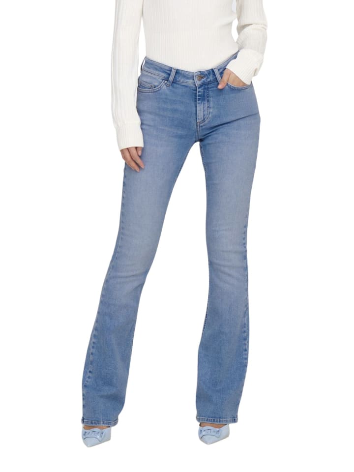 ONLY Jeans ONLBLUSH MID FLARED TAI198 flared in Blau günstig kaufen