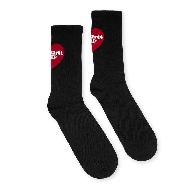 Carhartt WIP Heart Socks Black