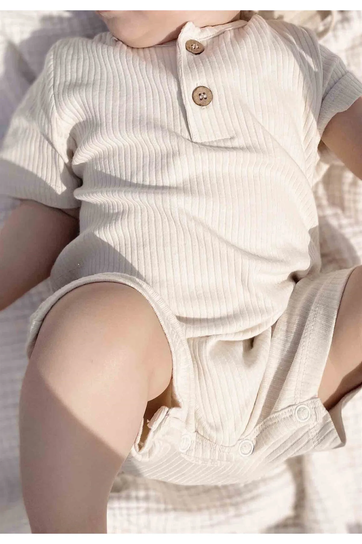 Cigit  Cord-Overall, 0–3 Jahre, Beige