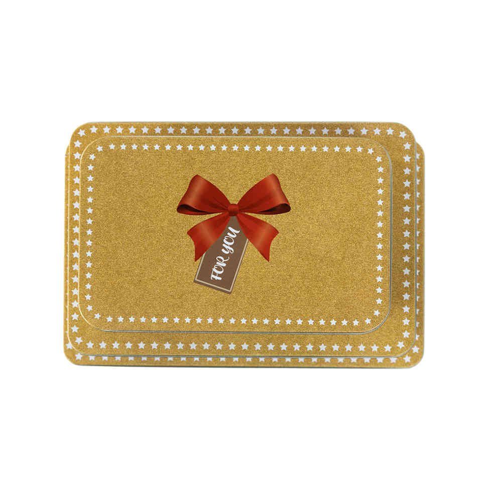 Haushalt International Keksdose, Set (3-tlg) - Rechteckig - Weihnachten - Merry Christmas