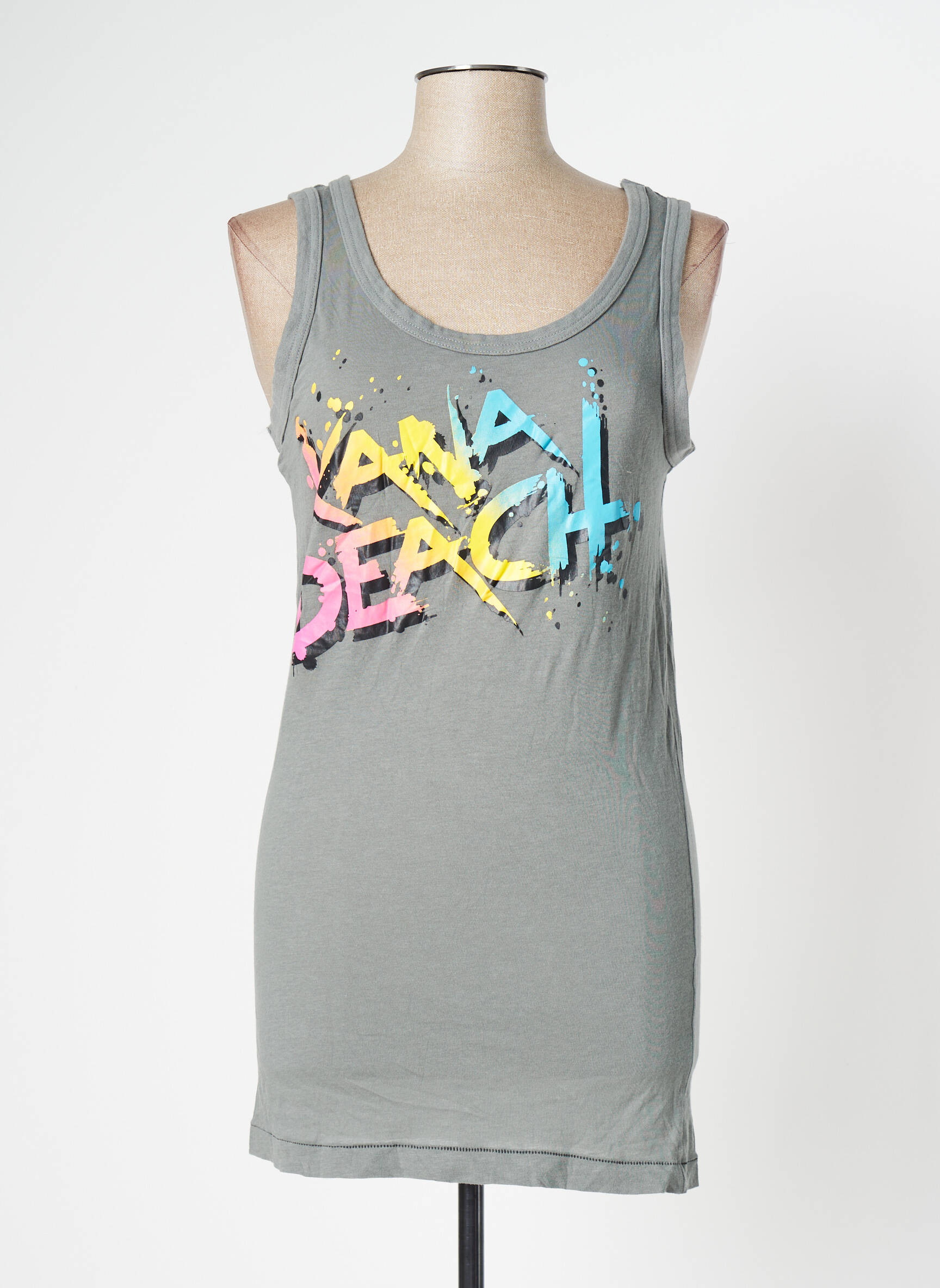 Kana Beach Tuniquesansmanche Femme couleur gris