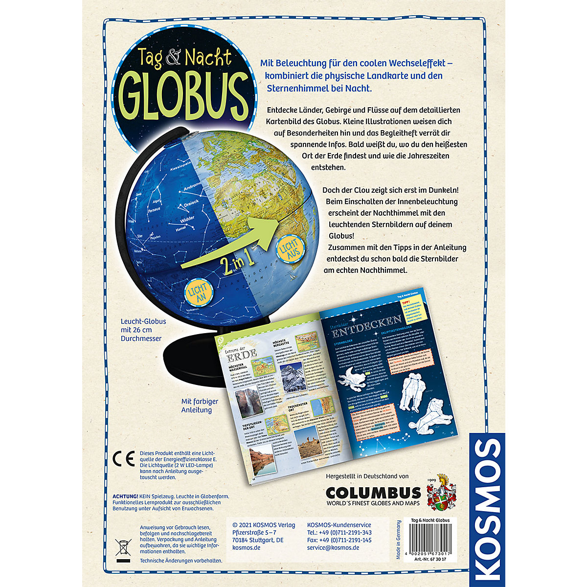 Tag & Nacht Globus