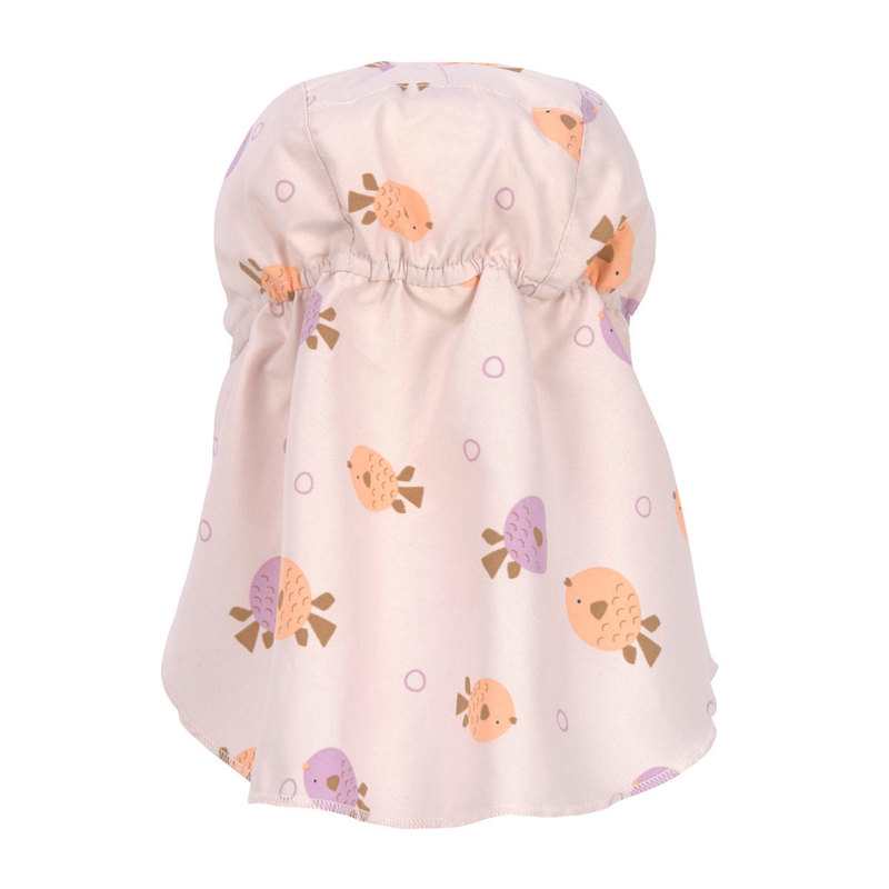 Casquette protège nuque 3-6 mois poisson rose Lässig