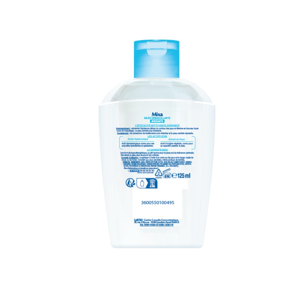 mixa Expert Peau Sensible Gelée Démaquillante Apaisante