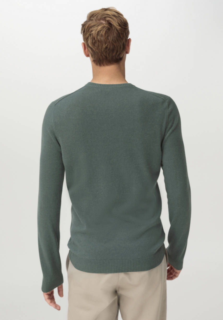 Pullover aus Schurwolle mit Kaschmir