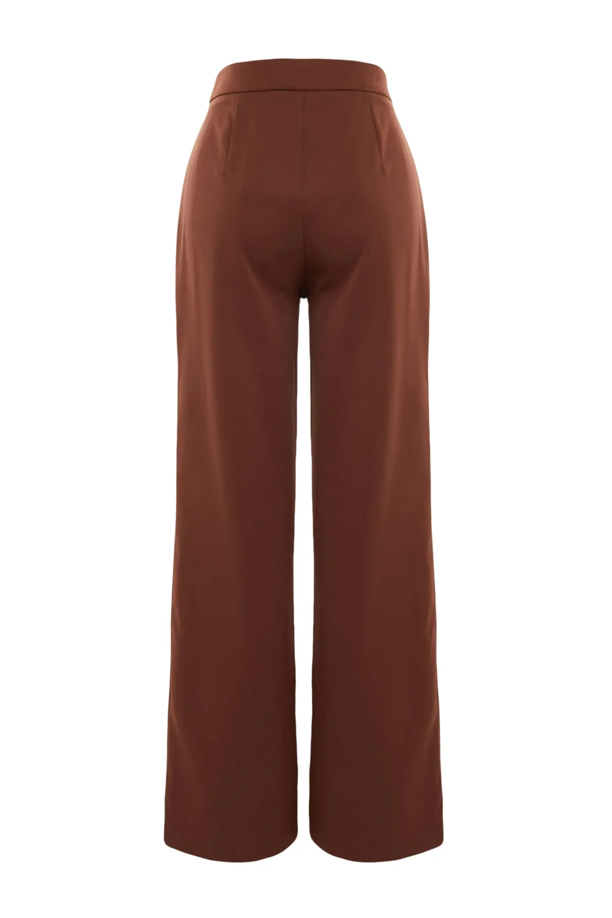 Trendyol Collection  Braune Hose mit weitem Bein TWOAW22PL0139
