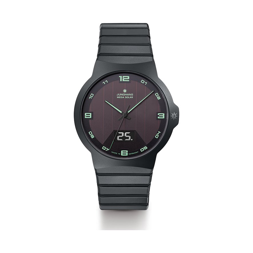 Junghans Herrenuhr Funk & Solar Force Mega Solar