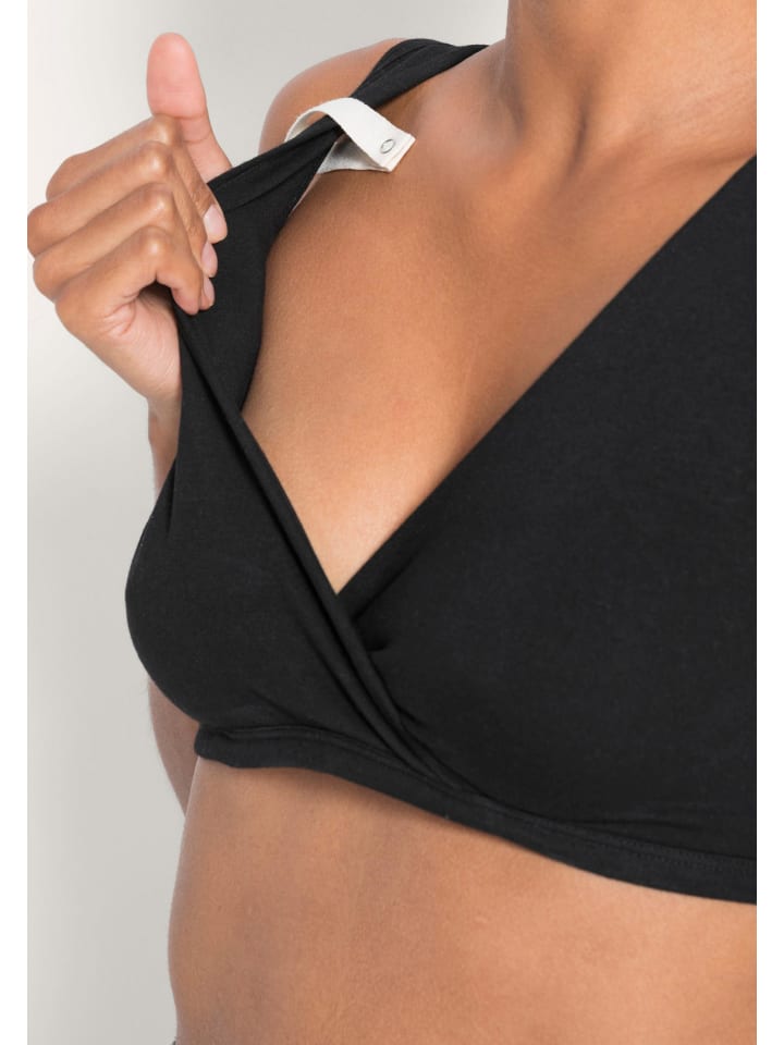 Hessnatur Soft-Bustier in schwarz günstig kaufen