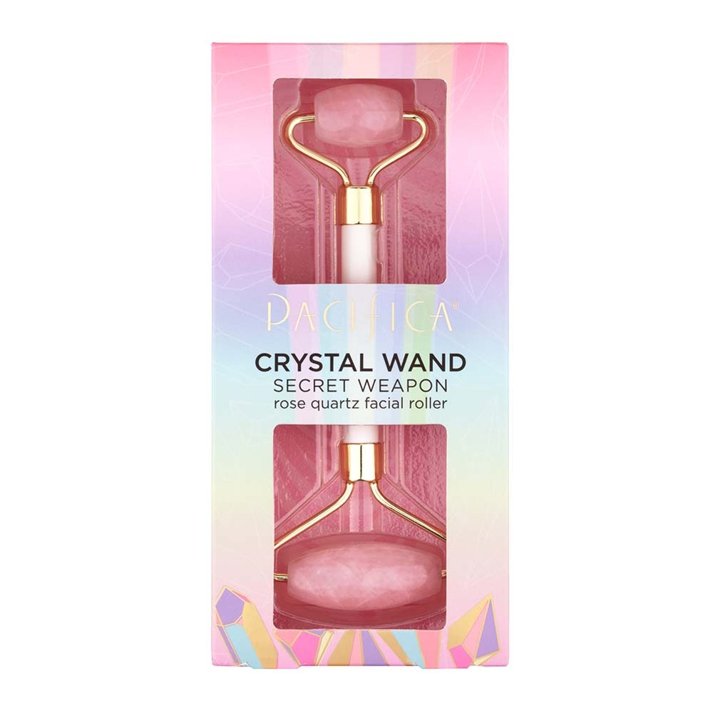 pacifica beauty Rouleau visage en quartz rose Crystal Wand Secret Weapon Soin Visage