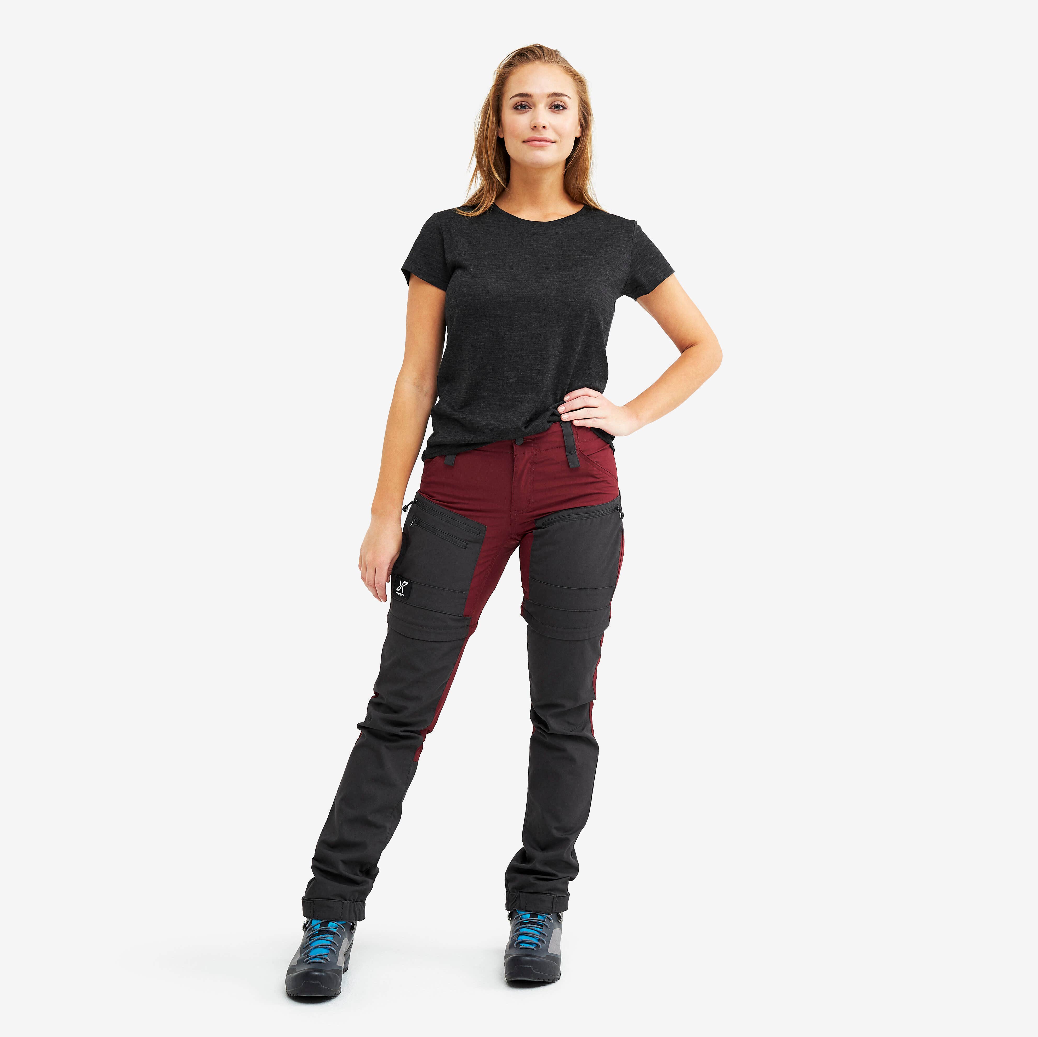 RVRC GP Pro Zip-off Pants Femme Bison Red