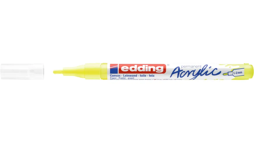 edding Acrylmarker 5300 fein neongelb neongelb