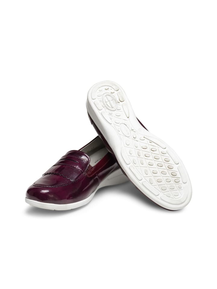 VITAFORM Echt Leder & vitaform Stretch Slipper in beere günstig kaufen