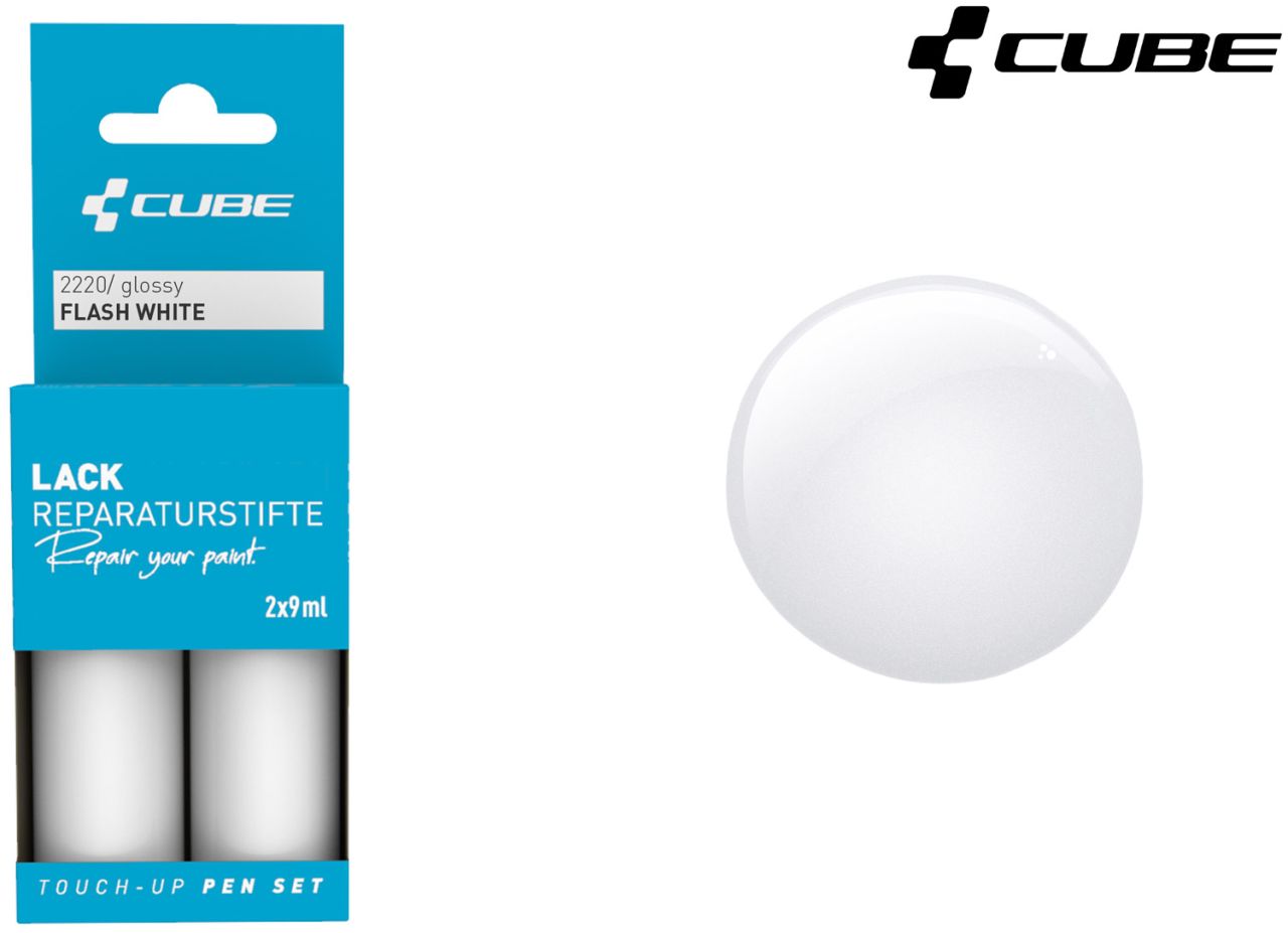 Cube Lackreparaturstift Set FLASH WHITE kaufen | Bike-Discount