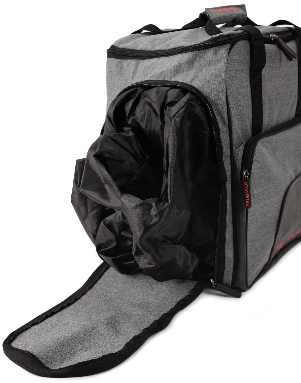 BRUBAKER Sporttasche CarverPerformance Kombi Set (2-tlg., reißfest und nässeabweisend), Skisack und Skischuhtasche für 1 Paar Ski