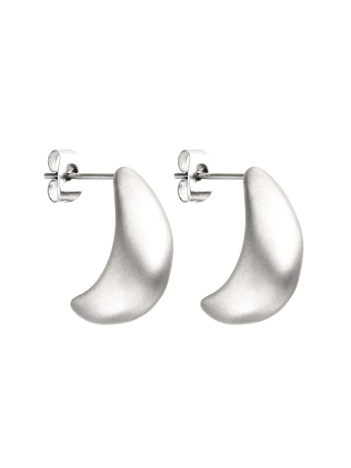 PURELEI Ohrringe Drop Matt in Silber günstig kaufen onesize
