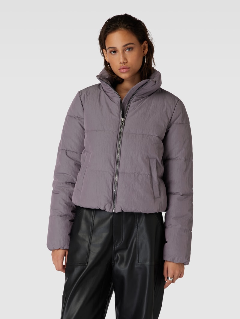 Steppjacke mit Stehkragen Modell 'ONLDOLLY' in graphit
