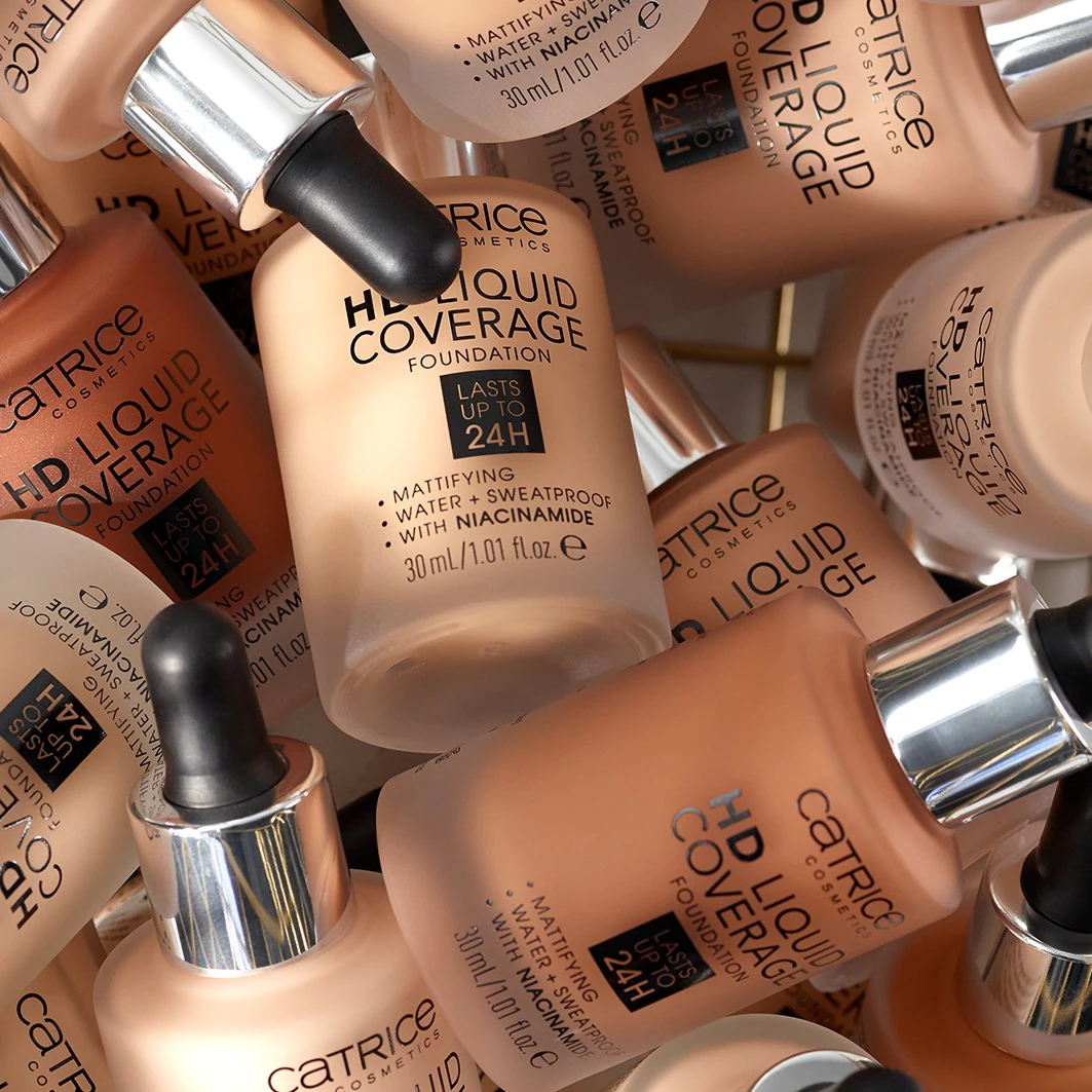 Catrice HD Liquid Coverage Foundation fond de teint 050 Rosy Ash