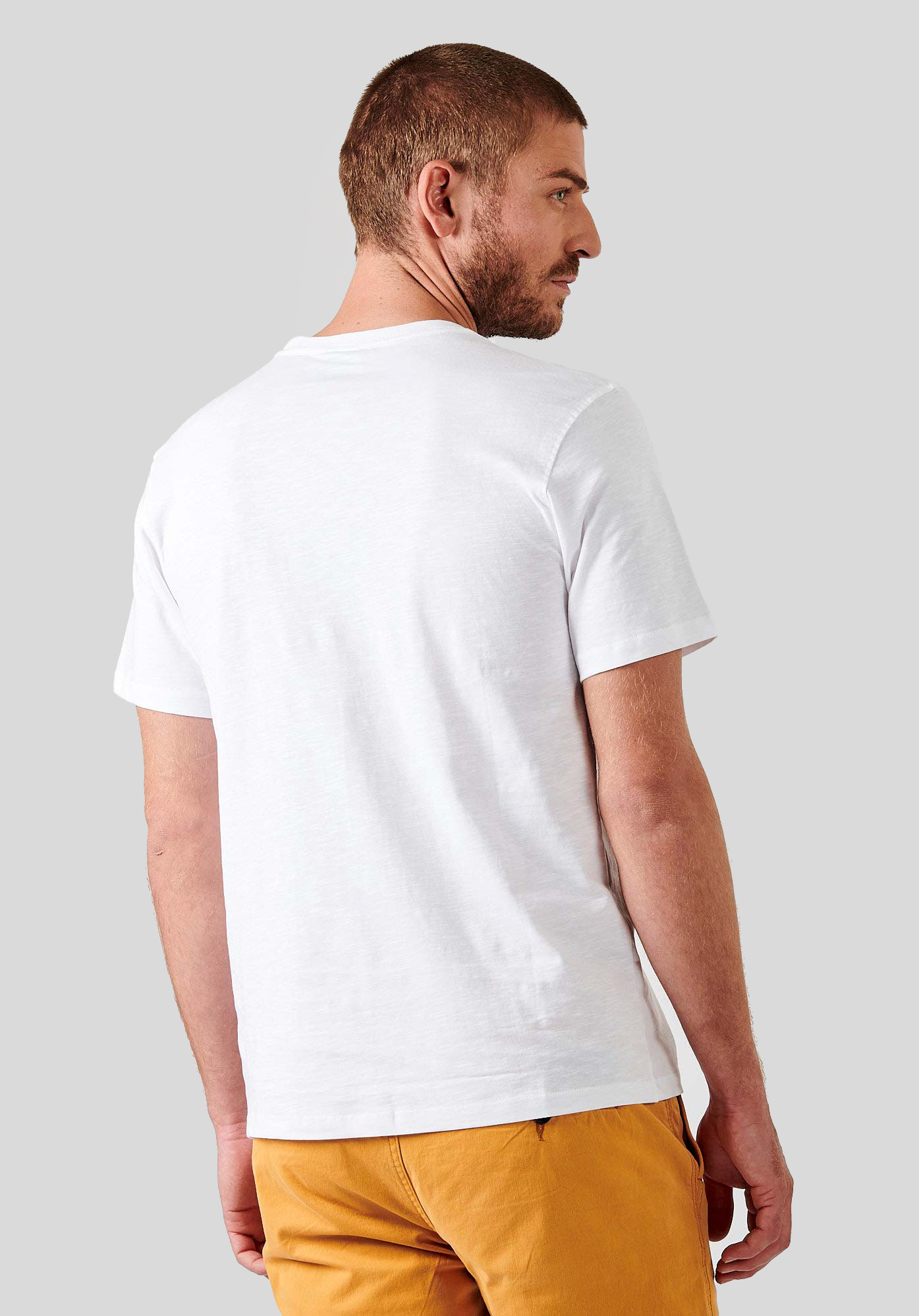 BLEEK  T-shirt blanc homme 100% coton bio
