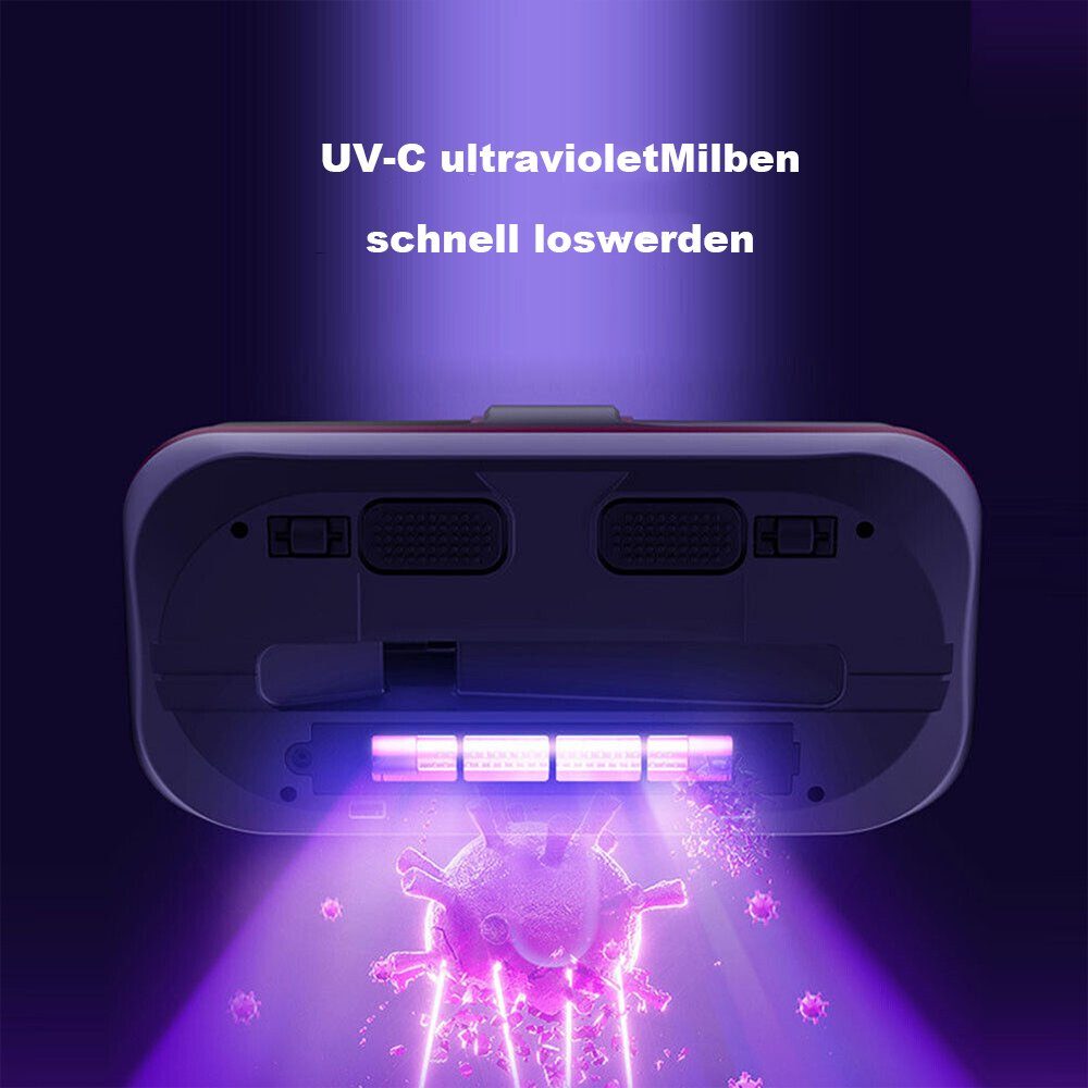 Yoyaxi Matratzenreinigungsgerät Effizienter kabelloser Handstaubsauger gegen Milben, - Erweitertes Mehrfachfiltrationssystem mit UV-C-Ultraviolett