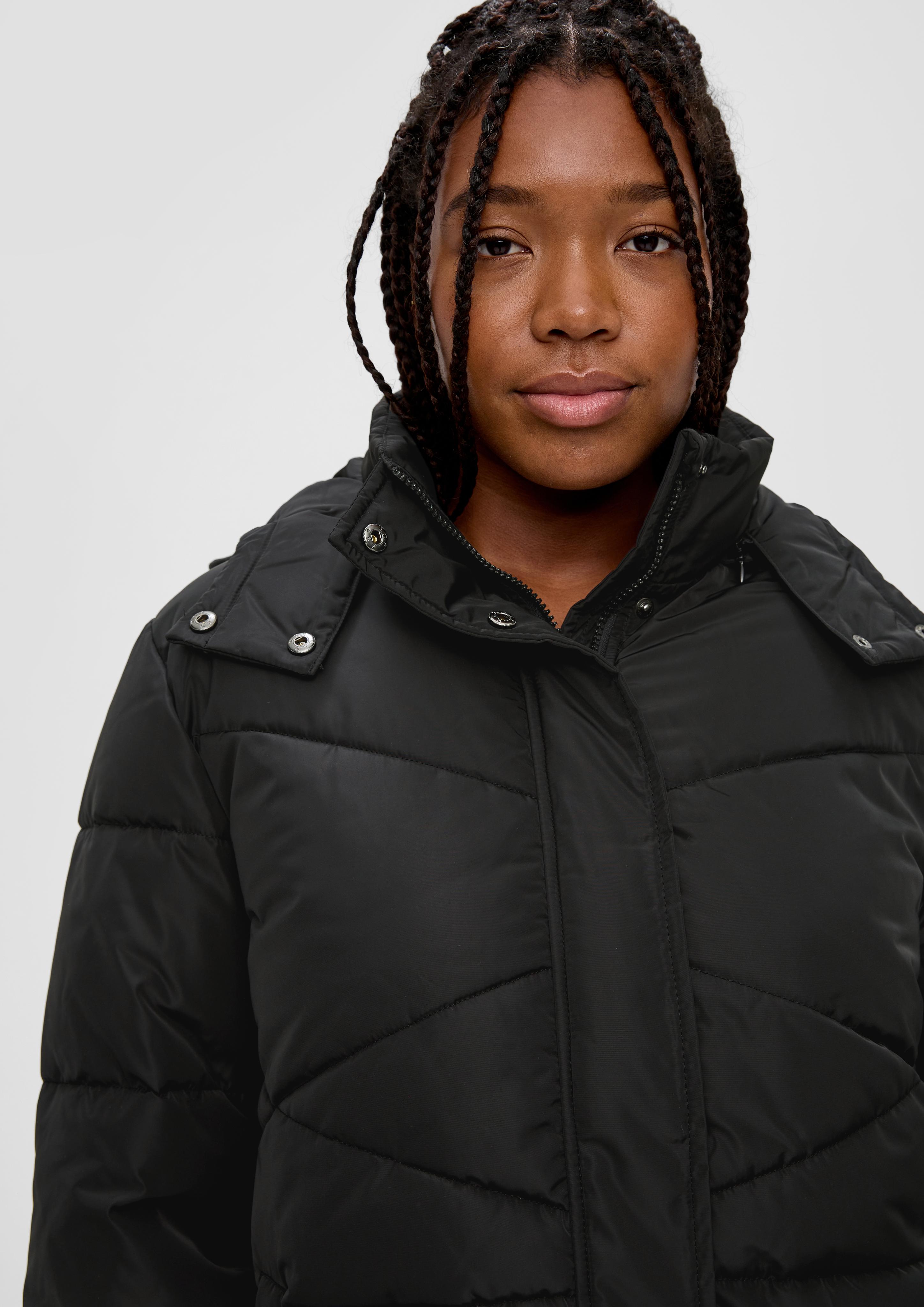 Steppjacke mit abnehmbarer Kapuze  2136054-9999
