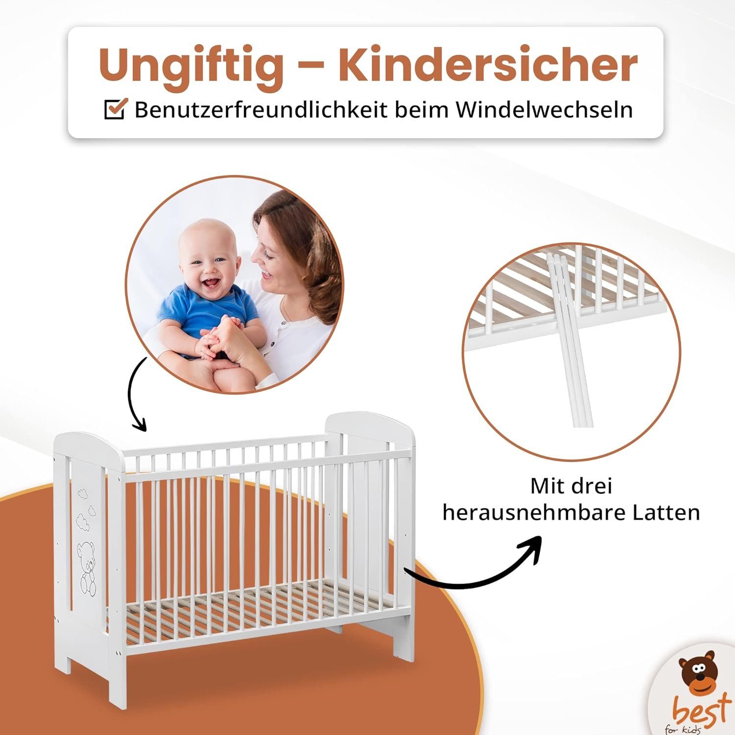 Best for Kids Babybett KAMIL