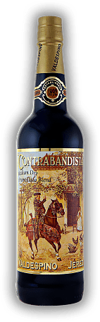 Valdespino Contrabandista Amontillado Medium Dry Valdespino Contrabandista Amontillado Medium Dry  0,75	 Liter - Vol 18%