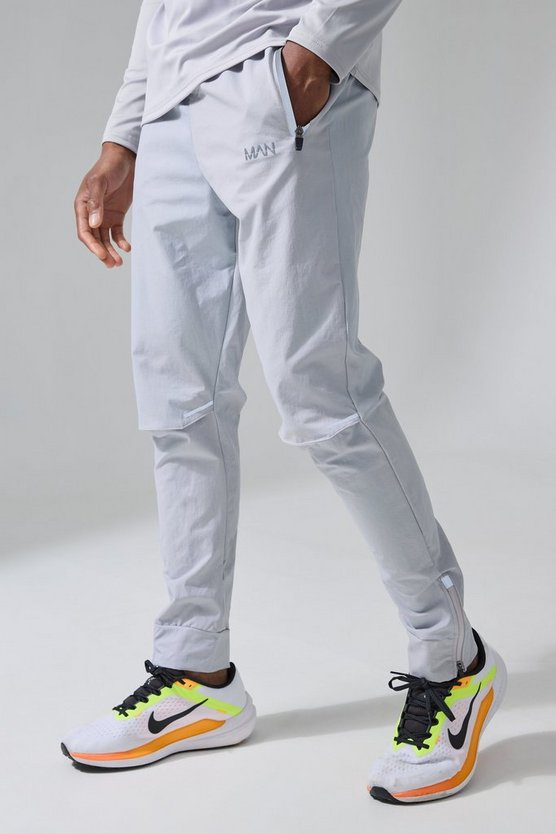 Man Active Jogginghose mit Knie-Detail