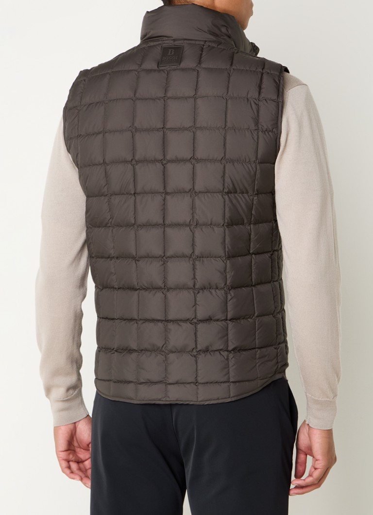 Gilet trapuntato Boggi Milano con imbottitura in piuma e tasche laterali