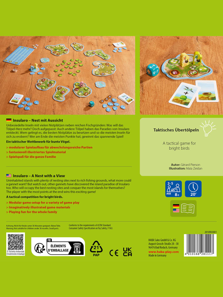 Haba Spiel Insularo in mehrfarbig günstig kaufen onesize