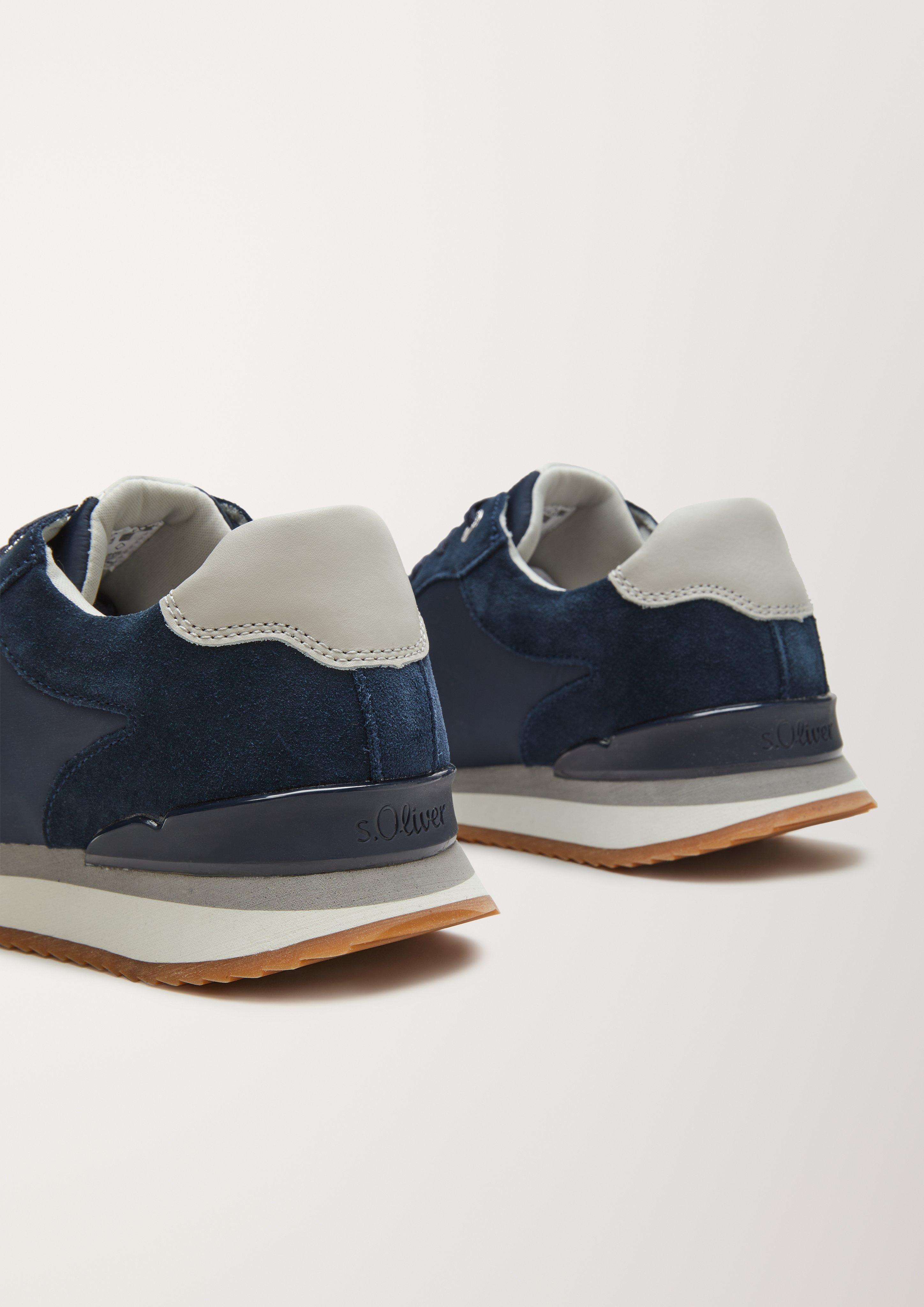 Sneaker aus Ledermix  6005162-805