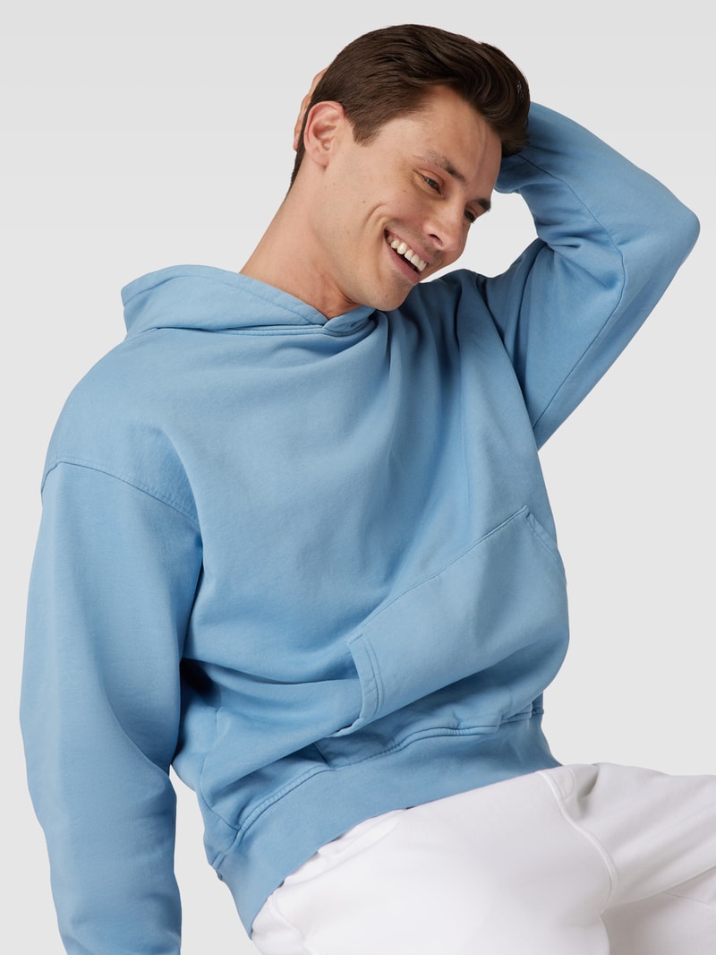 Oversized Hoodie aus Bio-Baumwolle in hellblau