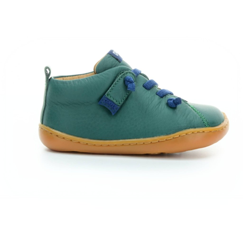Camper Peu Cami Sella Mentaco (80153-096 First Walkers) grüne Mid Cut Barfußschuhe
