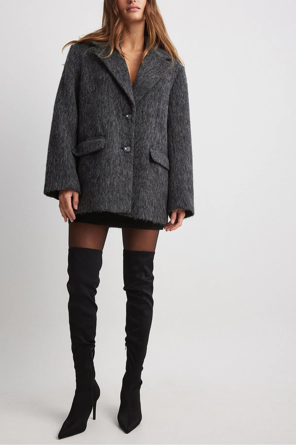 NA-KD  Stiefel - Schwarz - Pfennigabsatz/Stiletto