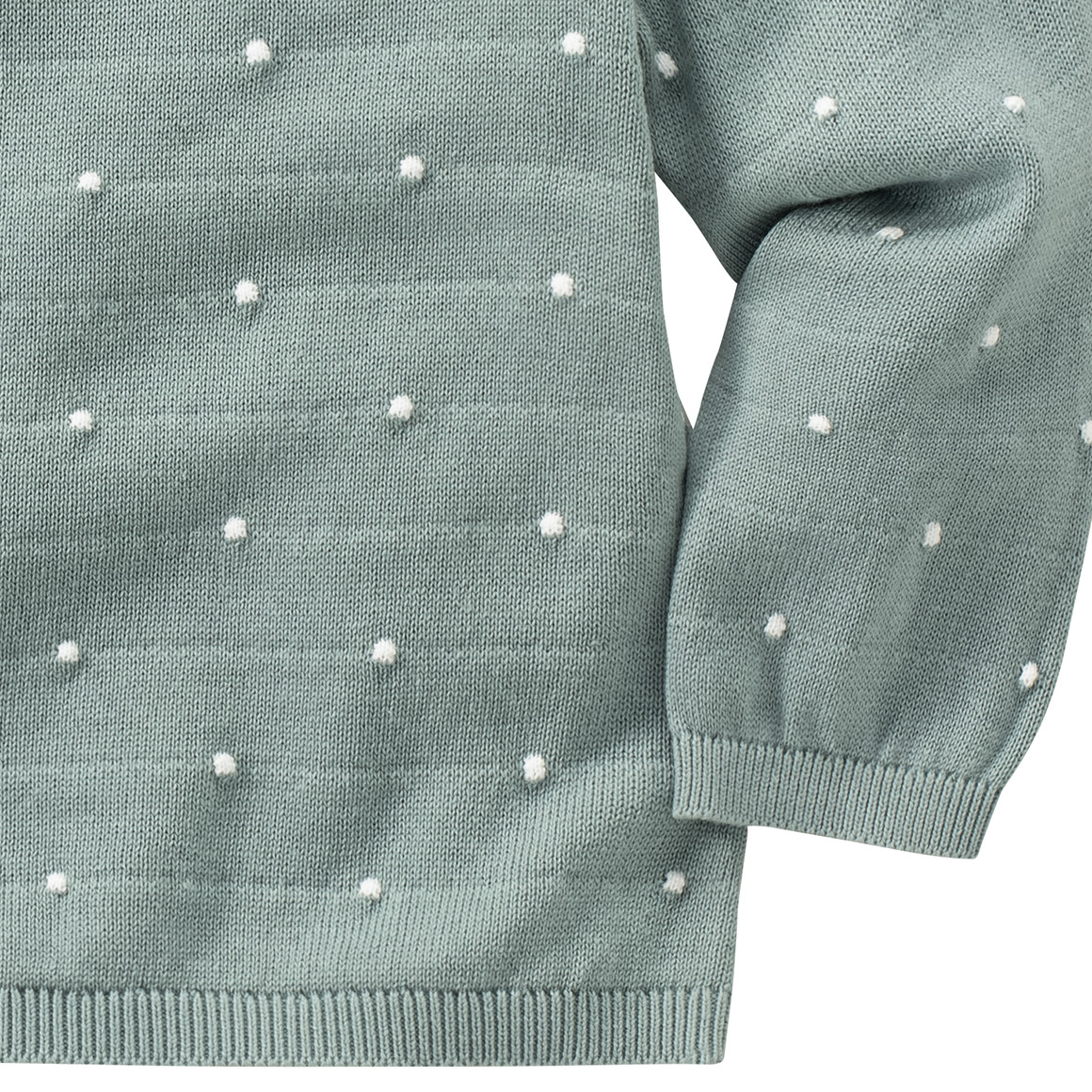 Baby Strickpullover mit Punkte-Allover