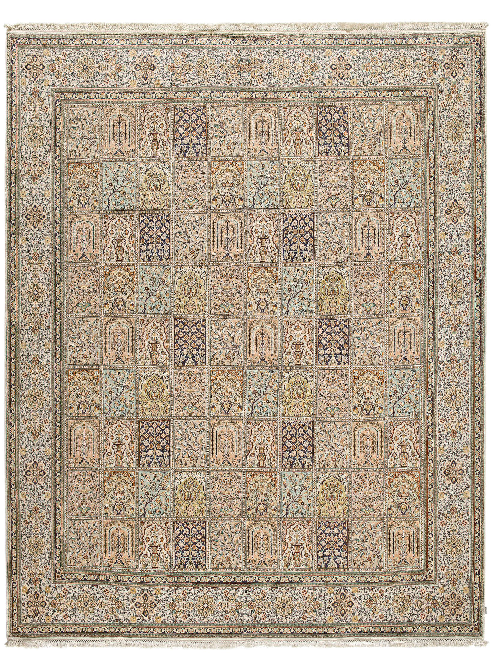 Kaschmir Seide 18/18 ca. 243 x 304 cm, Unikat / Einzelstück