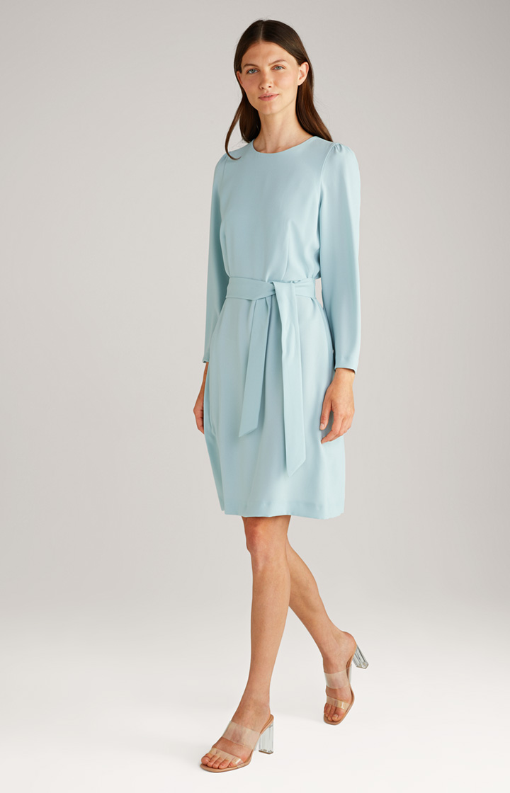 Crêpe-Kleid in Mint