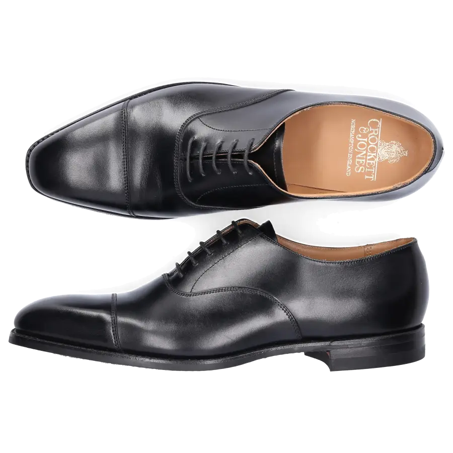 Crockett & Jones - Businessschuhe Oxford HALLAM schwarz - schwarz